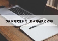 沙河网站优化公司（白沙网站优化公司）